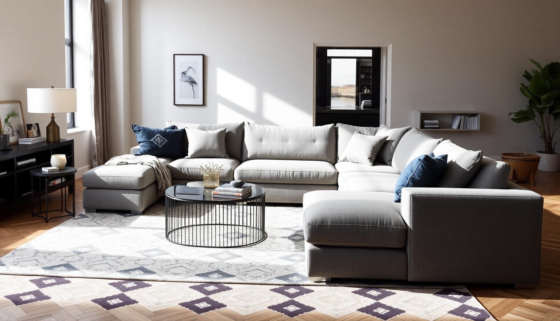 Featured sectional sofa