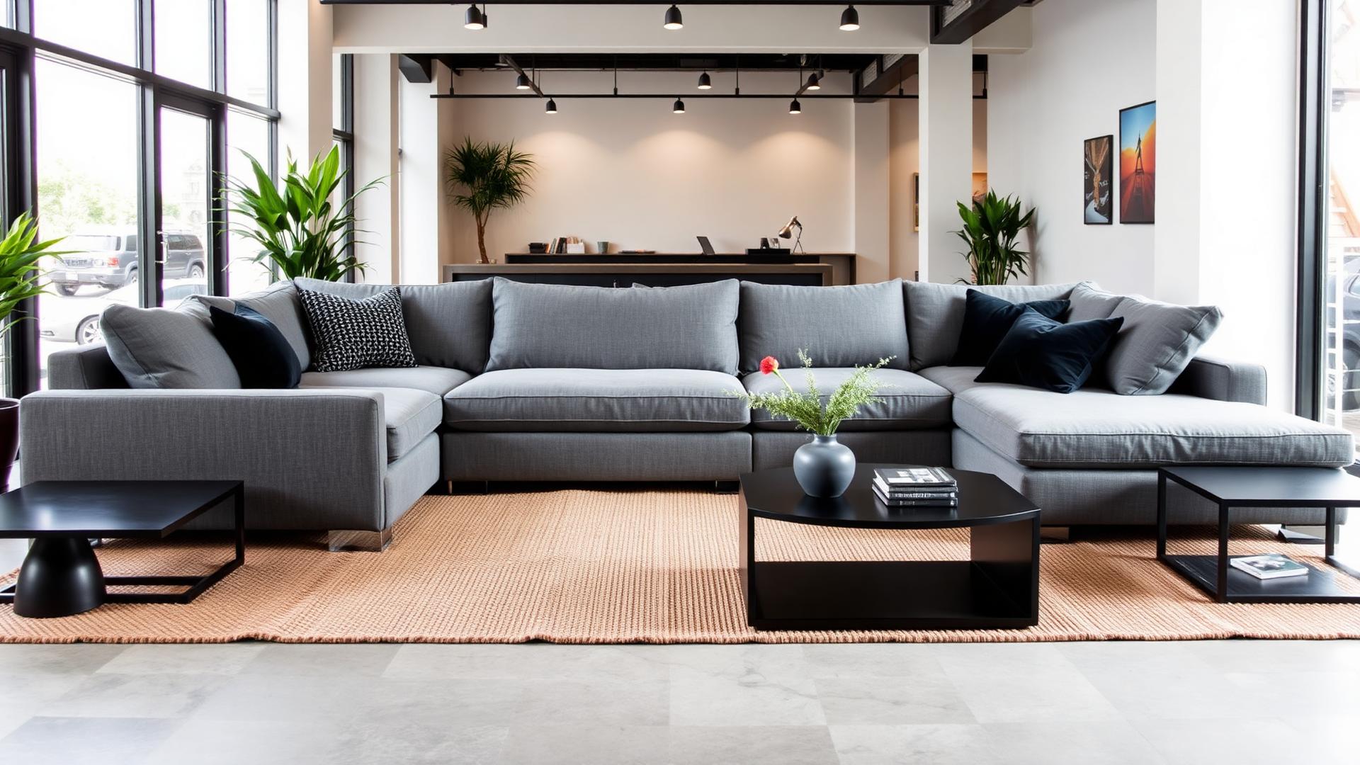 Decor Design showroom sofa