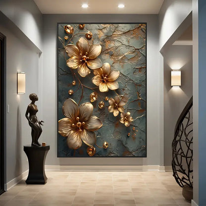 Golden Blossom Opulence